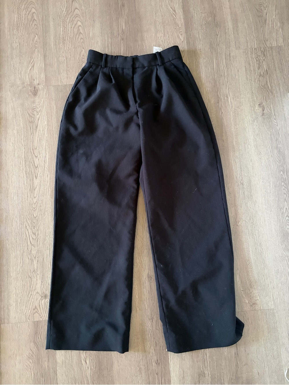 Abercrombie & Fitch Black Curve Love Wide-Leg Sloane Trousers - Picture 6 of 6